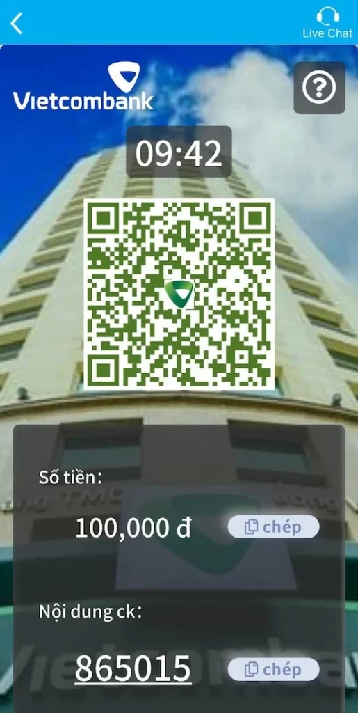 Nạp Tiền Vào Nhà Cái Fun88 Sử Dụng QR Pay