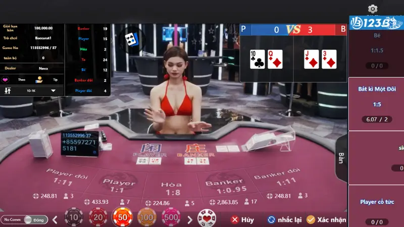 Các sảnh Game Baccarat Trực tuyến nổi tiếng hiện nay