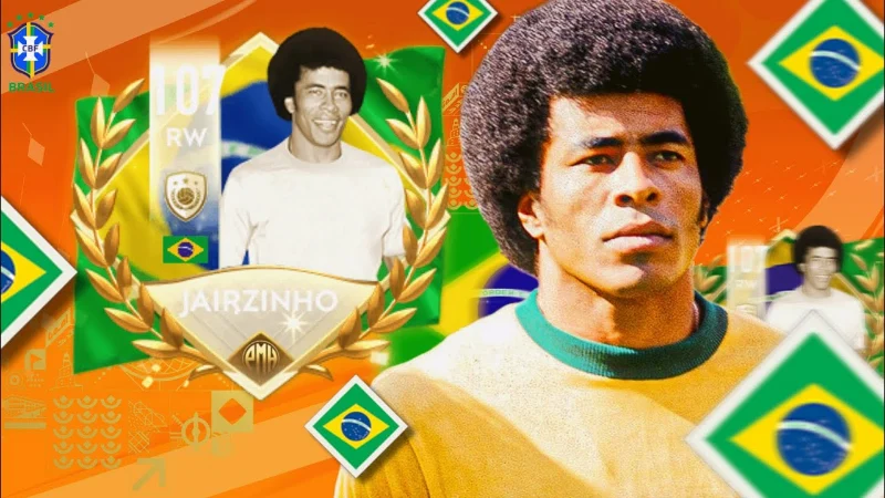 Jairzinho - Một trong top 6 cầu thủ Brazil nổi tiếng