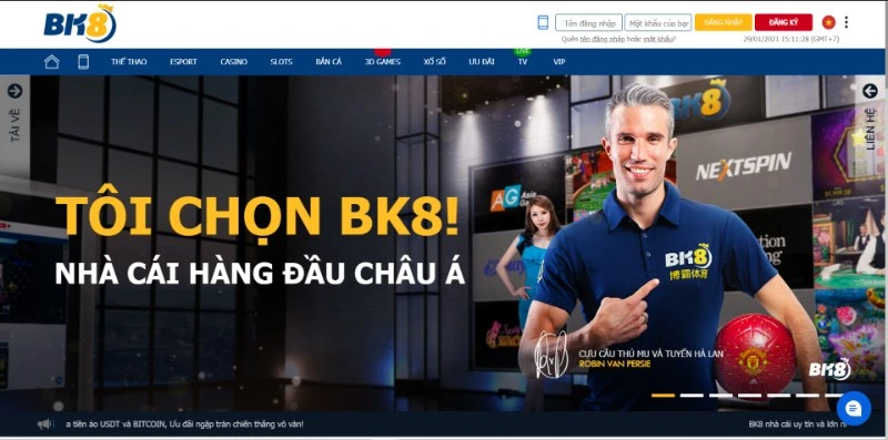 Nhà cái BK8 - Sân chơi hợp pháp an toàn cho người chơi