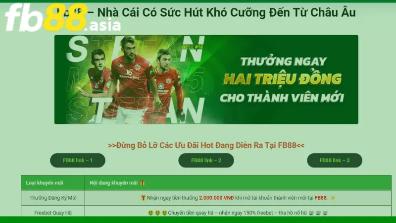 Fb88 Asia - trang cá cược đá bóng hấp dẫn với tỷ lệ trả thưởng cao